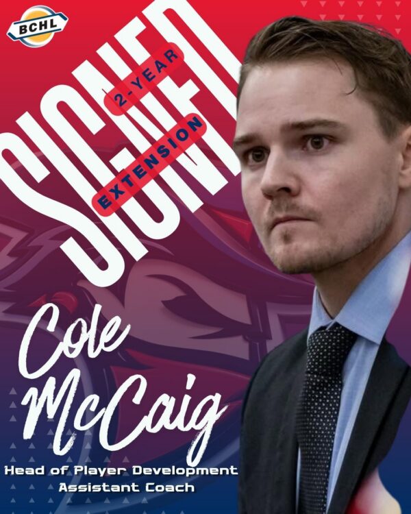 Cole McCaig Signs Two-Year Extension