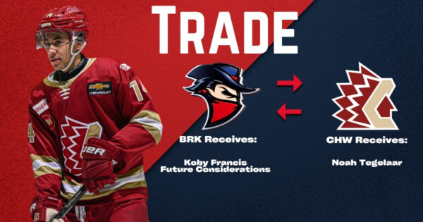 Bandits Trade Update – Koby Francis from Chilliwack Chiefs