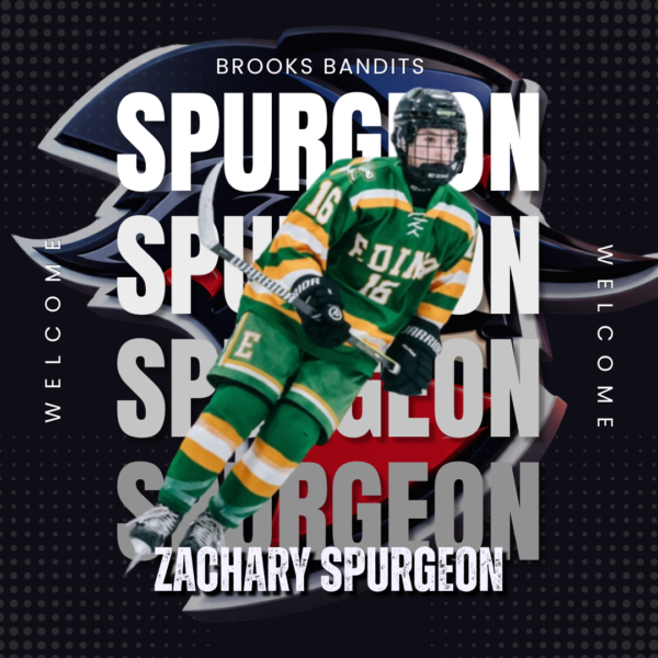 Bandits Sign Zachary Spurgeon for 2026-27 Season